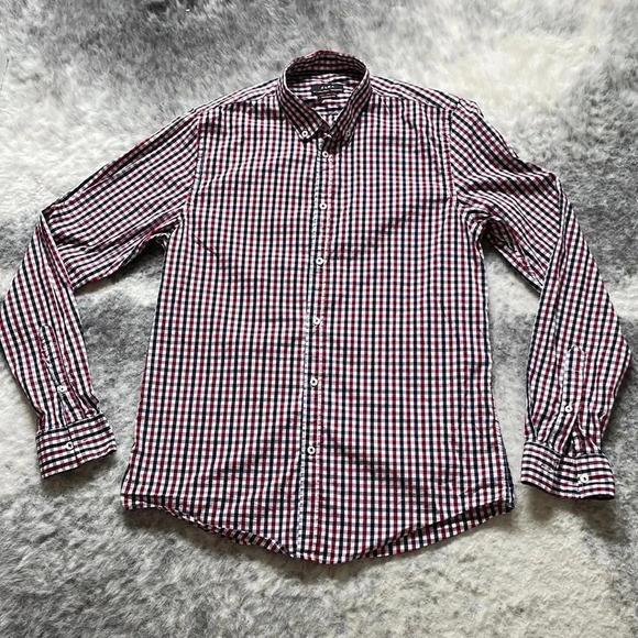 🔥4/$20 Zara Muscle Fit Button  Down - Picture 2 of 11